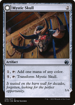 Mystic Skull (MID-256) - Innistrad: Midnight Hunt: (Double Faced Transform)