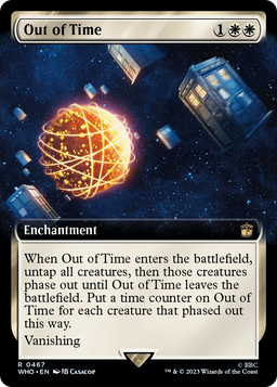 Out of Time (Extended Art) (WHO-467) - Doctor Who: (Extended Art) Foil