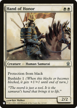 Hand of Honor (LIST-SOK-12) - The List