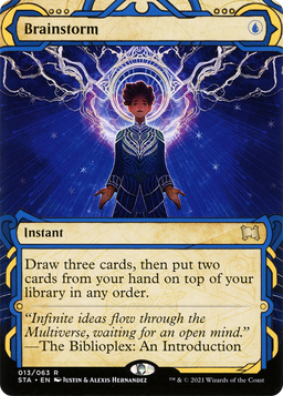 Brainstorm (STA-013) - Strixhaven Mystical Archive: (Showcase) (Borderless)