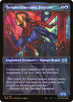 Tetsuko Umezawa, Fugitive (Halo Foil) (MUL-142) - Multiverse Legends: (Showcase) Foil