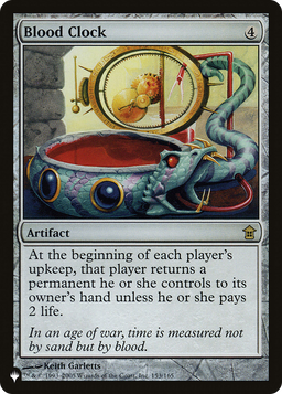 Blood Clock (LIST-153/165) - The List