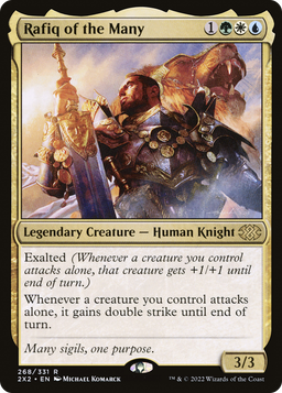 Rafiq of the Many (2X2-268) - Double Masters 2022