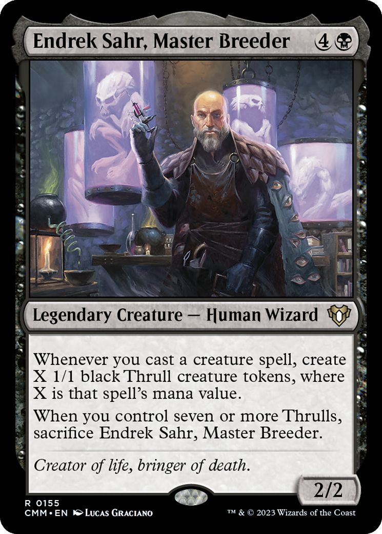 Endrek Sahr, Master Breeder (CMM-155) - Commander Masters Foil
