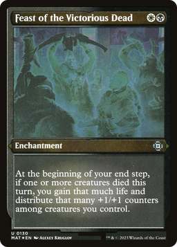 Feast of the Victorious Dead (MAT-130) - March of the Machine: The Aftermath Etched Foil