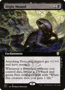 Blight Mound (Extended Art) (C21-363) - Commander 2021: (Extended Art)