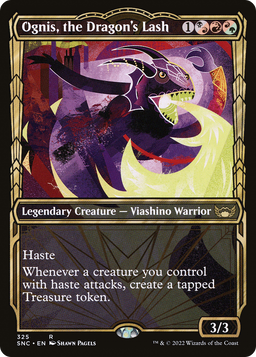 Ognis, the Dragon's Lash (Showcase) (SNC-325) - Streets of New Capenna: (Showcase) Foil