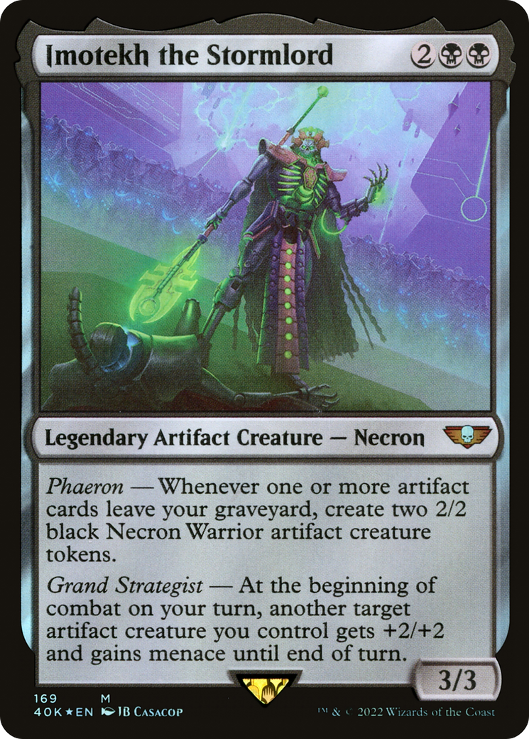 Imotekh the Stormlord (40K-169) - Warhammer 40,000 Commander Foil