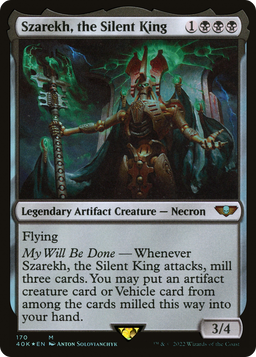 Szarekh, the Silent King (40K-170) - Warhammer 40,000 Commander Foil