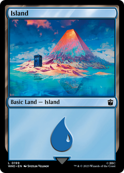 Island (0199) (WHO-199) - Doctor Who Foil