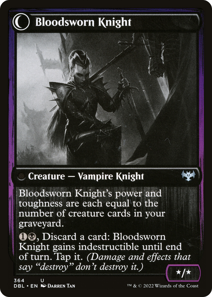 Bloodsworn Squire (DBL-364) - Innistrad: Double Feature: (Double Faced Transform)