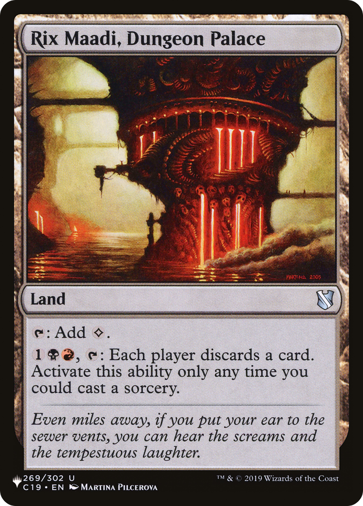 Rix Maadi, Dungeon Palace (LIST-C19-269) - The List