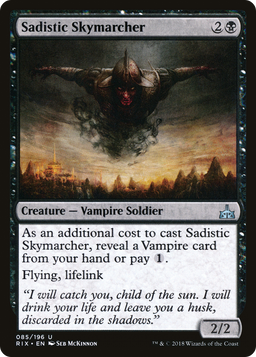 Sadistic Skymarcher (RIX-085) - Rivals of Ixalan Foil
