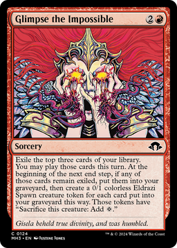 Glimpse the Impossible (MH3-124) - Modern Horizons 3 Foil