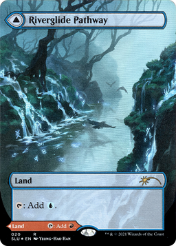 Riverglide Pathway (Borderless) (SLU-020) - Secret Lair: Ultimate Edition: (Showcase) Foil