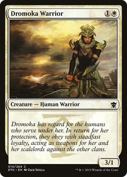 Dromoka Warrior (DTK-014) - Dragons of Tarkir Foil