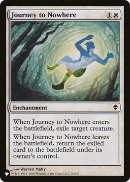 Journey to Nowhere (LIST-14/249) - The List