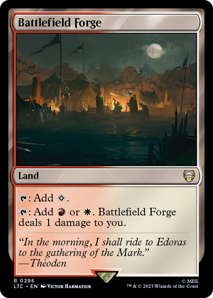 Battlefield Forge (LTC-296) - Tales of Middle-earth Commander