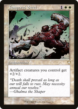 Tempered Steel (Retro Frame) (BRC-076) - The Brothers' War Commander