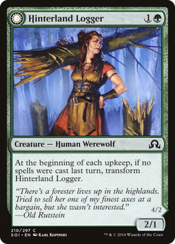 Hinterland Logger (SOI-210) - Shadows over Innistrad: (Double Faced Transform)