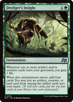 Dredger's Insight (DFT-159) - Aetherdrift: (enchantment)