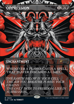 Oppression (SLD-1424) - Secret Lair Drop (Borderless) Foil