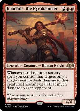 Imodane, the Pyrohammer (WOE-137) - Wilds of Eldraine Foil