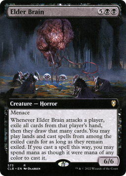 Elder Brain (Extended Art) (CLB-573) - Commander Legends: Battle for Baldur's Gate: (Extended Art)