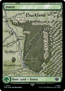 Forest (0721) (Surge Foil) (LTR-721) - The Lord of the Rings: Tales of Middle-earth Foil