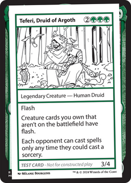 Teferi, Druid of Argoth (MB2PC-) - Mystery Booster 2