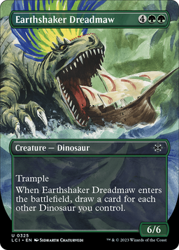 Earthshaker Dreadmaw (Borderless) (LCI-325) - The Lost Caverns of Ixalan