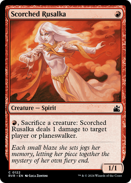 Scorched Rusalka (RVR-122) - Ravnica Remastered Foil