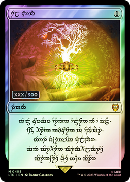 Sol Ring - Elven (0408) (Serial Numbered) (LTC-408) - Tales of Middle-earth Commander Foil