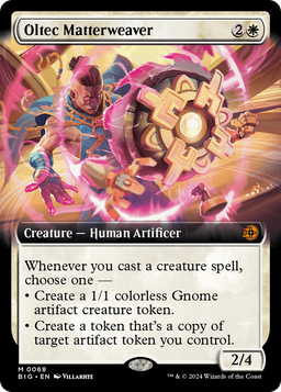 Oltec Matterweaver (Extended Art) (BIG-068) - The Big Score: (Extended Art) Foil