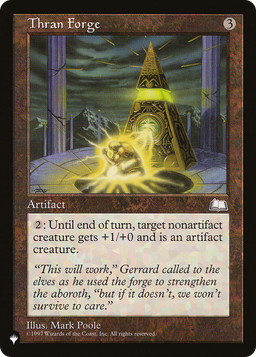 Thran Forge (LIST-) - The List