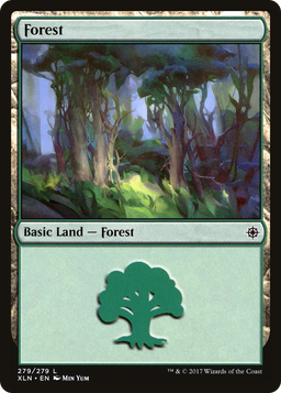 Forest (279) (XLN-279) - Ixalan Foil