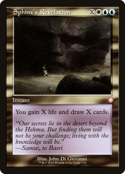 Sphinx's Revelation (Retro Frame) (BRC-130) - The Brothers' War Commander