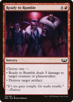 Ready to Rumble (SNC-119) - Streets of New Capenna Foil