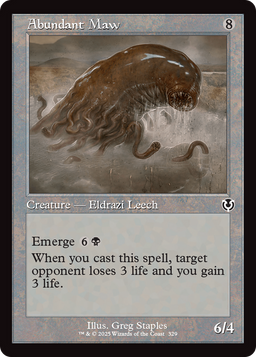 Abundant Maw (Retro Frame) (INR-329) - Innistrad Remastered