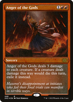 Anger of the Gods (Foil Etched) (2X2-448) - Double Masters 2022 Foil