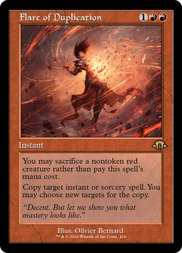 Flare of Duplication (Retro Frame) (MH3-416) - Modern Horizons 3 Foil