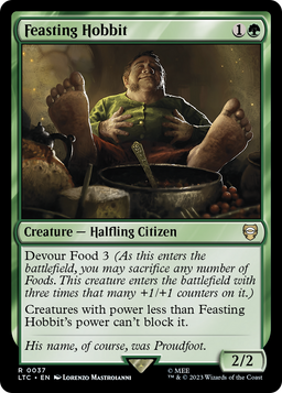 Feasting Hobbit (LTC-037) - Tales of Middle-earth Commander