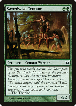 Swordwise Centaur (BNG-142) - Born of the Gods Foil