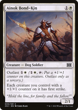 Ainok Bond-Kin (2X2-005) - Double Masters 2022 Foil