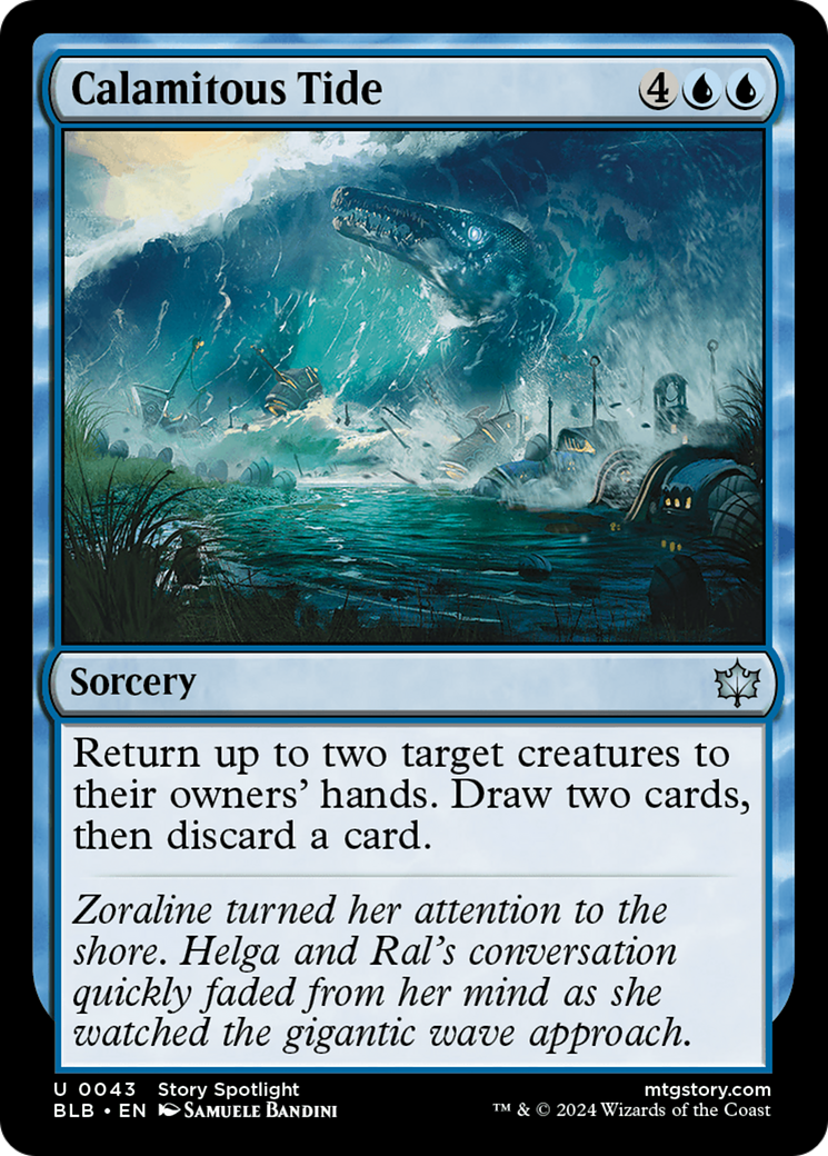 Calamitous Tide (BLB-043) - Bloomburrow