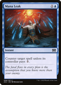 Mana Leak (2X2-058) - Double Masters 2022 Foil