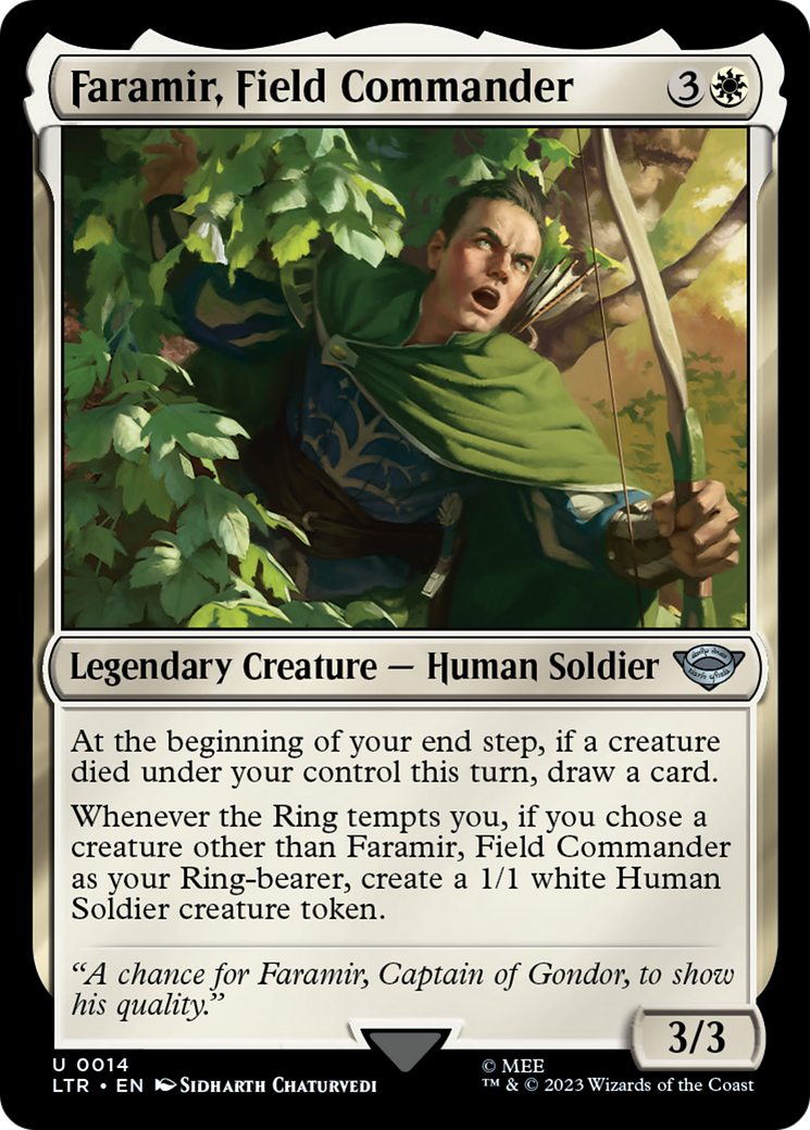 Faramir, Field Commander (LTR-014) - The Lord of the Rings: Tales of Middle-earth Foil