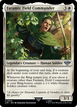 Faramir, Field Commander (LTR-014) - The Lord of the Rings: Tales of Middle-earth Foil