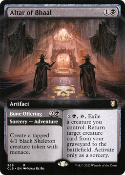 Altar of Bhaal (Extended Art) (CLB-569) - Commander Legends: Battle for Baldur's Gate: (Extended Art) Foil