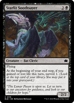 Starlit Soothsayer (BLB-115) - Bloomburrow Foil